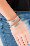 Garden Goddess - Silver Bracelet - Paparazzi Accessories Bracelet Bedazzle Me Pretty Mobile Fashion Boutique