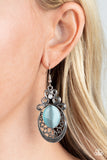 Garden Gondola Ride - Blue Earrings - Paparazzi Accessories Earrings Bedazzle Me Pretty Mobile Fashion Boutique