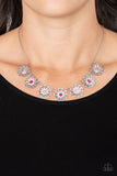 Garden Greetings - Pink Necklace - Paparazzi Accessories Necklace Bedazzle Me Pretty Mobile Fashion Boutique