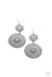 Garden Mantra - Pink Earrings - Paparazzi Accessories Earrings Bedazzle Me Pretty Mobile Fashion Boutique