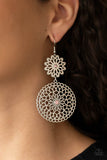 Garden Mantra - Pink Earrings - Paparazzi Accessories Earrings Bedazzle Me Pretty Mobile Fashion Boutique