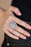Garden Paradise - Purple Ring - Paparazzi Accessories Ring Bedazzle Me Pretty Mobile Fashion Boutique
