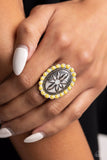 Garden Paradise Ring - Paparazzi Accessories Ring Bedazzle Me Pretty Mobile Fashion Boutique