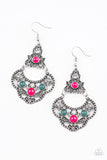 Garden State Glow - Multi Earrings - Paparazzi Accessories Earrings Bedazzle Me Pretty Mobile Fashion Boutique