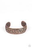 Garden Tropic - Copper Bracelet - Paparazzi Accessories Bracelet Bedazzle Me Pretty Mobile Fashion Boutique