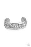 Garden Tropic - Silver Bracelet - Paparazzi Accessories Bracelet Bedazzle Me Pretty Mobile Fashion Boutique