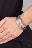 Garden Tropic - Silver Bracelet - Paparazzi Accessories Bracelet Bedazzle Me Pretty Mobile Fashion Boutique
