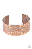 Garden Variety - Copper Bracelet - Paparazzi Accessories Bracelet Bedazzle Me Pretty Mobile Fashion Boutique