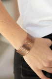 Garden Variety - Copper Bracelet - Paparazzi Accessories Bracelet Bedazzle Me Pretty Mobile Fashion Boutique