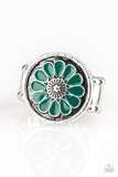 Garden View - Green Ring - Paparazzi Accessories Ring Bedazzle Me Pretty Mobile Fashion Boutique