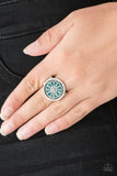 Garden View - Green Ring - Paparazzi Accessories Ring Bedazzle Me Pretty Mobile Fashion Boutique