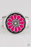 Garden View - Pink Ring - Paparazzi Accessories Ring Bedazzle Me Pretty Mobile Fashion Boutique