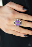 Garden View - Purple Ring - Paparazzi Accessories Ring Bedazzle Me Pretty Mobile Fashion Boutique