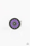 Garden View - Purple Ring - Paparazzi Accessories Ring Bedazzle Me Pretty Mobile Fashion Boutique