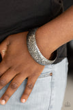 Garden Villa - Silver Bracelet - Paparazzi Accessories Bracelet Bedazzle Me Pretty Mobile Fashion Boutique