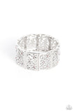 Garden Walls - Pink Bracelet - Paparazzi Accessories Bracelet Bedazzle Me Pretty Mobile Fashion Boutique