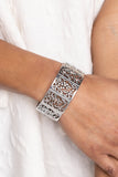 Garden Walls - Pink Bracelet - Paparazzi Accessories Bracelet Bedazzle Me Pretty Mobile Fashion Boutique