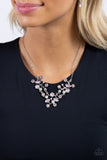 Gardening Group - Pink Necklace - Paparazzi Accessories Necklace Bedazzle Me Pretty Mobile Fashion Boutique