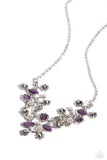 Gardening Group - Purple Necklace - Paparazzi Accessories Necklace Bedazzle Me Pretty Mobile Fashion Boutique