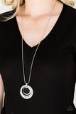 Gather Around Gorgeous - White Necklace - Paparazzi Accessories Necklace Bedazzle Me Pretty Mobile Fashion Boutique