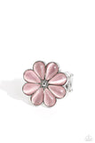 Gemstone Garden - Pink Ring - Paparazzi Accessories Ring Bedazzle Me Pretty Mobile Fashion Boutique