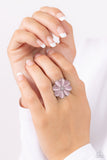 Gemstone Garden - Pink Ring - Paparazzi Accessories Ring Bedazzle Me Pretty Mobile Fashion Boutique