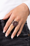 Gemstone Garden - Purple Ring - Paparazzi Accessories Ring Bedazzle Me Pretty Mobile Fashion Boutique