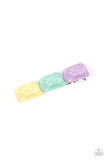 Gemstone Glimmer - Multi Hair Clip - Paparazzi Accessories Hair Clip Bedazzle Me Pretty Mobile Fashion Boutique