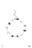 Gemstone Grace - Green Anklet - Paparazzi Accessories Anklet Bedazzle Me Pretty Mobile Fashion Boutique