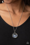 Gemstone Guru - Blue Necklace - Paparazzi Accessories Necklace Bedazzle Me Pretty Mobile Fashion Boutique