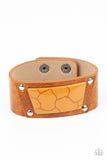 Geo Glamper - Brown Bracelet - Paparazzi Accessories Bracelet Bedazzle Me Pretty Mobile Fashion Boutique