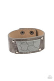 Geo Glamper - Silver Bracelet - Paparazzi Accessories Bracelet Bedazzle Me Pretty Mobile Fashion Boutique