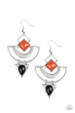 Geo Gypsy - Multi Earrings - Paparazzi Accessories Earrings Bedazzle Me Pretty Mobile Fashion Boutique