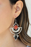 Geo Gypsy - Multi Earrings - Paparazzi Accessories Earrings Bedazzle Me Pretty Mobile Fashion Boutique