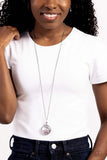 Geo Mine - Purple Necklace - Paparazzi Accessories Necklace Bedazzle Me Pretty Mobile Fashion Boutique