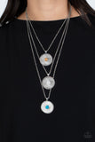 Geographic Grace - Multi Necklace - Paparazzi Accessories Necklace Bedazzle Me Pretty Mobile Fashion Boutique