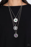 Geographic Grace - Purple Necklace - Paparazzi Accessories Necklace Bedazzle Me Pretty Mobile Fashion Boutique