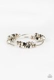 Get The GLOW On The Road - Black Bracelet - Paparazzi Accessories Bracelet Bedazzle Me Pretty Mobile Fashion Boutique