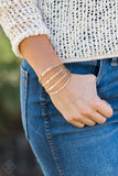 Get Used To GRIT Bracelet - Paparazzi Accessories Bracelet Bedazzle Me Pretty Mobile Fashion Boutique