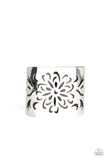 Get Your Bloom On - Black Bracelet - Paparazzi Accessories Bracelet Bedazzle Me Pretty Mobile Fashion Boutique