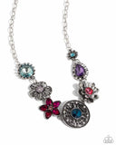 Giddy Garden - Multi Necklace - Paparazzi Accessories Necklace Bedazzle Me Pretty Mobile Fashion Boutique
