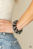 Gimme Gimme - Black Bracelet - Paparazzi Accessories Bracelet Bedazzle Me Pretty Mobile Fashion Boutique
