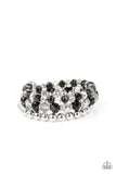 Gimme Gimme - Black Bracelet - Paparazzi Accessories Bracelet Bedazzle Me Pretty Mobile Fashion Boutique