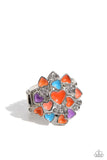 Gimme Some Lovin - Orange Ring - Paparazzi Accessories Ring Bedazzle Me Pretty Mobile Fashion Boutique