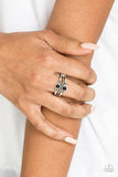 Give It Your ZEST - Black Ring - Paparazzi Accessories Ring Bedazzle Me Pretty Mobile Fashion Boutique