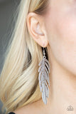 Give Me A ROOST - Silver Earrings - Paparazzi Accessories Earrings Bedazzle Me Pretty Mobile Fashion Boutique
