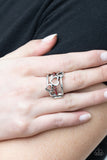 Give Me AMOR - Red Ring - Paparazzi Accessories Ring Bedazzle Me Pretty Mobile Fashion Boutique