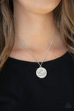 Give Thanks - Silver Necklace - Paparazzi Accessories Necklace FS-Bedazzle Me Pretty Mobile Fashion Boutique