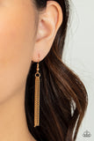 Gives Me Butterflies - Gold Lanyard - Paparazzi Accessories Lanyard Bedazzle Me Pretty Mobile Fashion Boutique