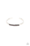 Gives Me the SHIMMERS - Purple Bracelet - Paparazzi Accessories Bracelet Bedazzle Me Pretty Mobile Fashion Boutique